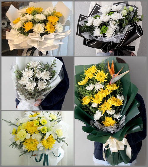 河南南阳邓州市九龙乡王冲村白事花束代送